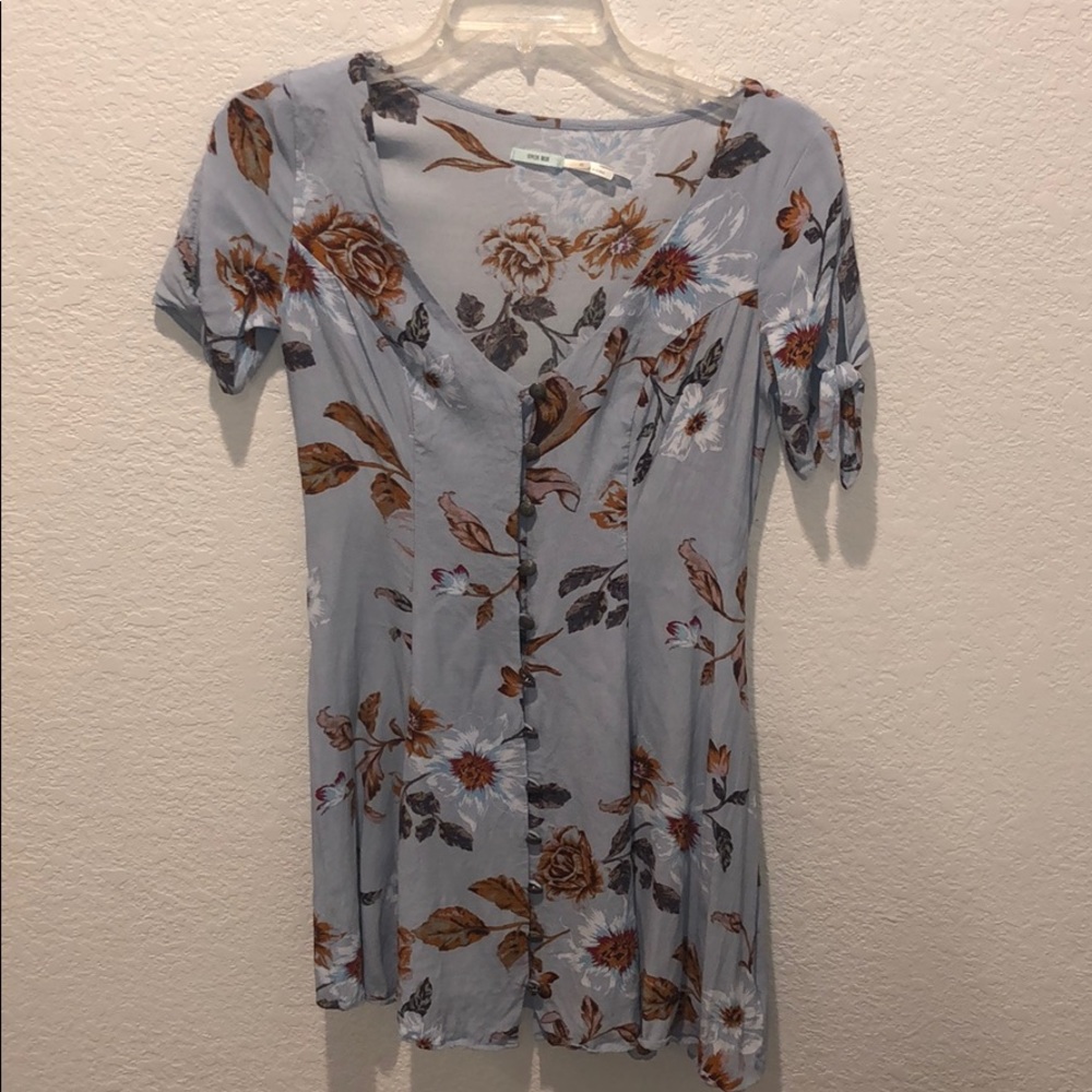 Urban Outfitters Floral Scoop Neck Dress